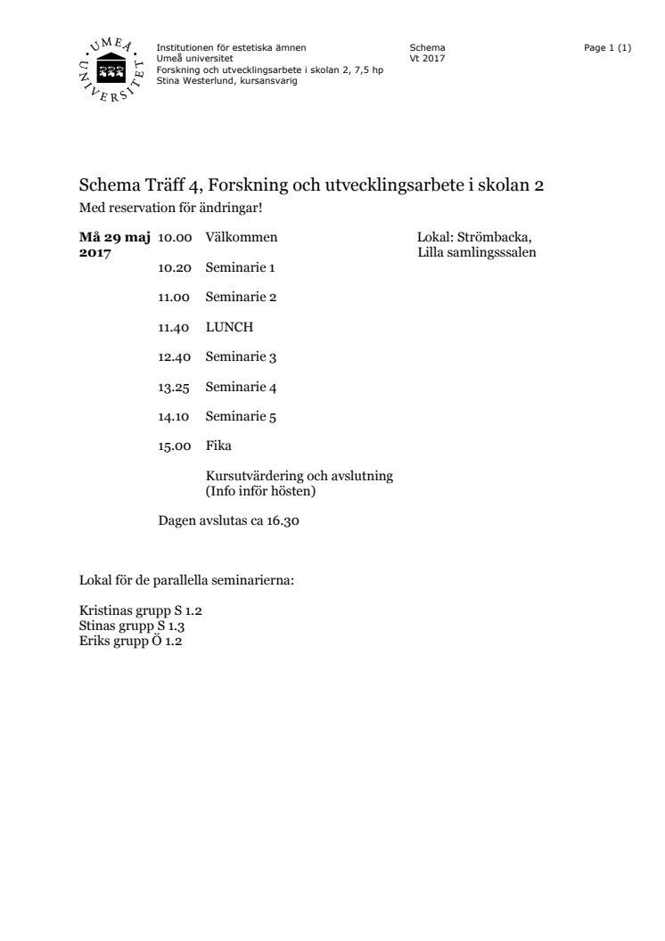 ​Högtidlig avslutning för forskande lärare i Piteå 