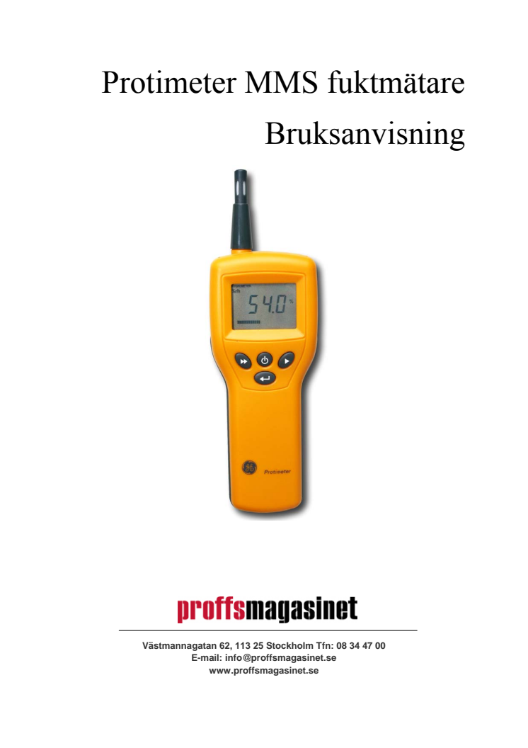 Protimeter MMS