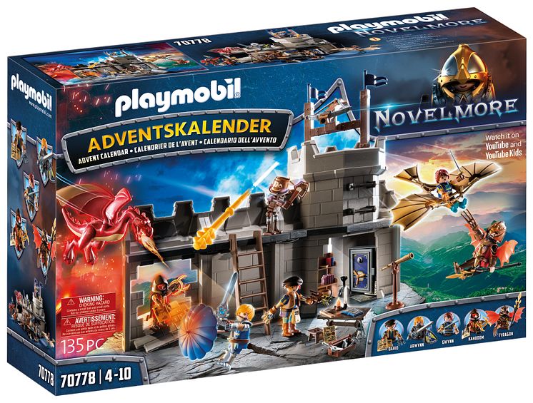 Adventskalender Novelmore Darios Werkstatt (70778) von PLAYMOBIL