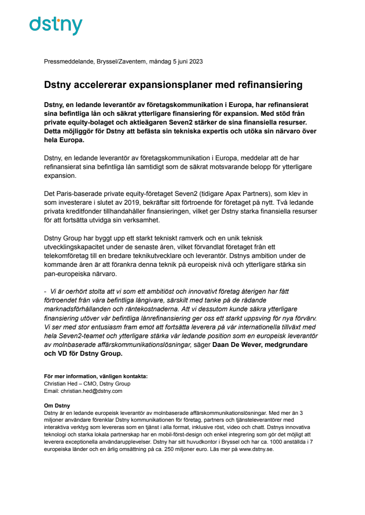 20230605 - Dstny pressmeddelande refinansiering  (1).pdf