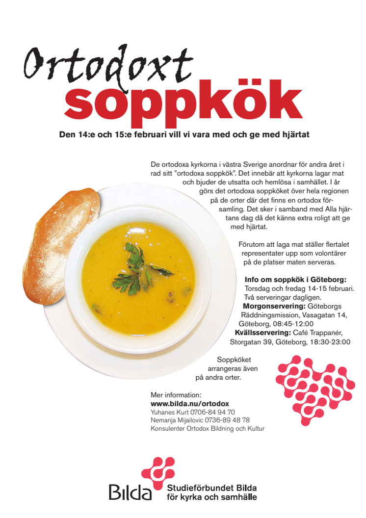 Ortodoxt soppkök i Göteborg med omnejd 