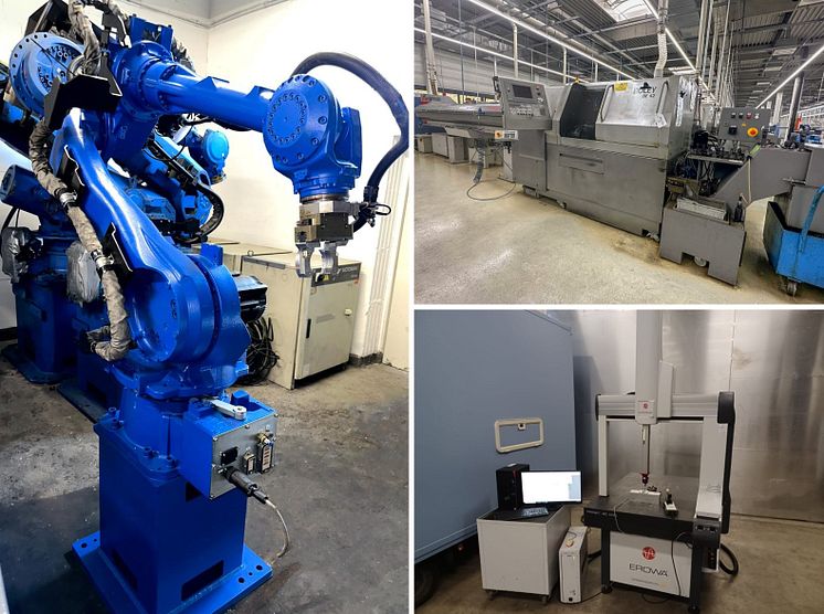 2 Collage - used machines for metal and plastics processing