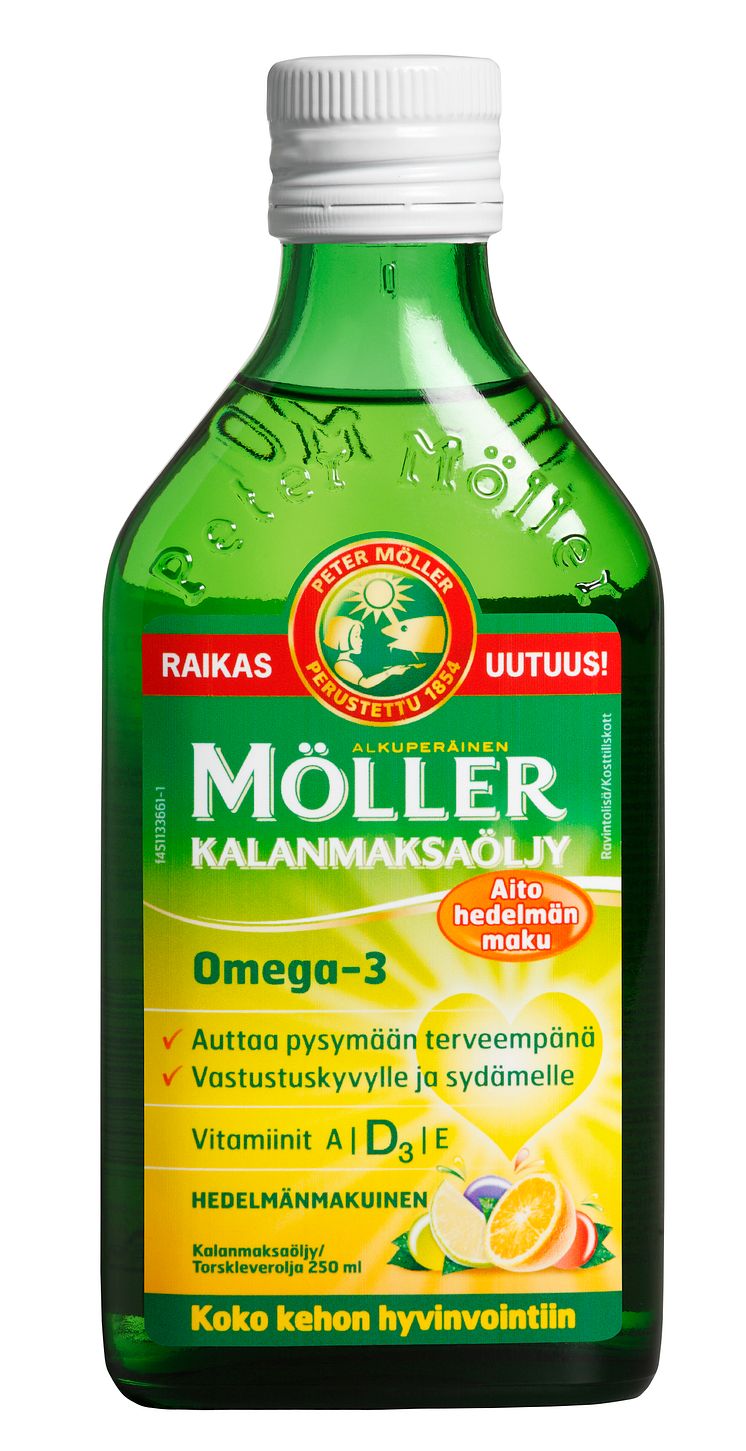 Möller Kalanmaksaöljy Hedelmänmakuinen