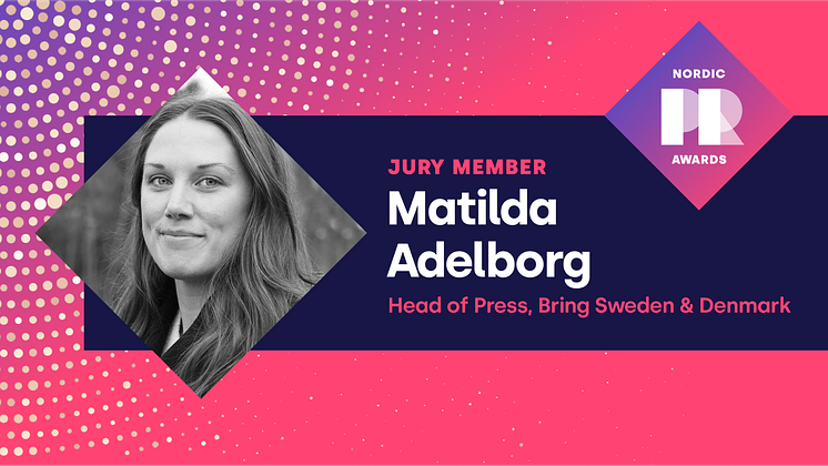 PR Awards jury Matilda Adelborg