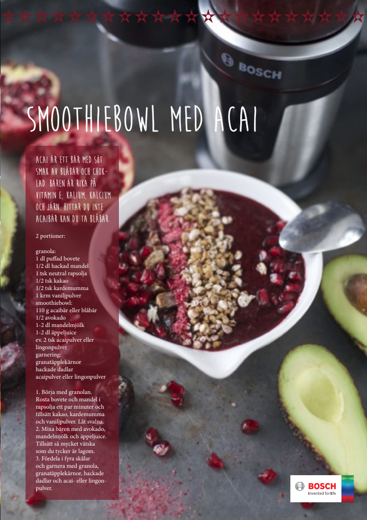 Smoothiebowl med acai