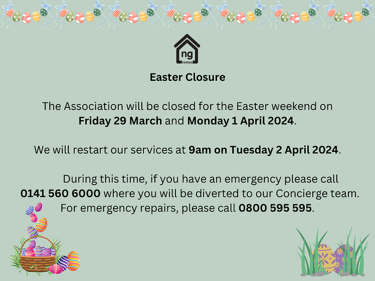 Easter hours 2024