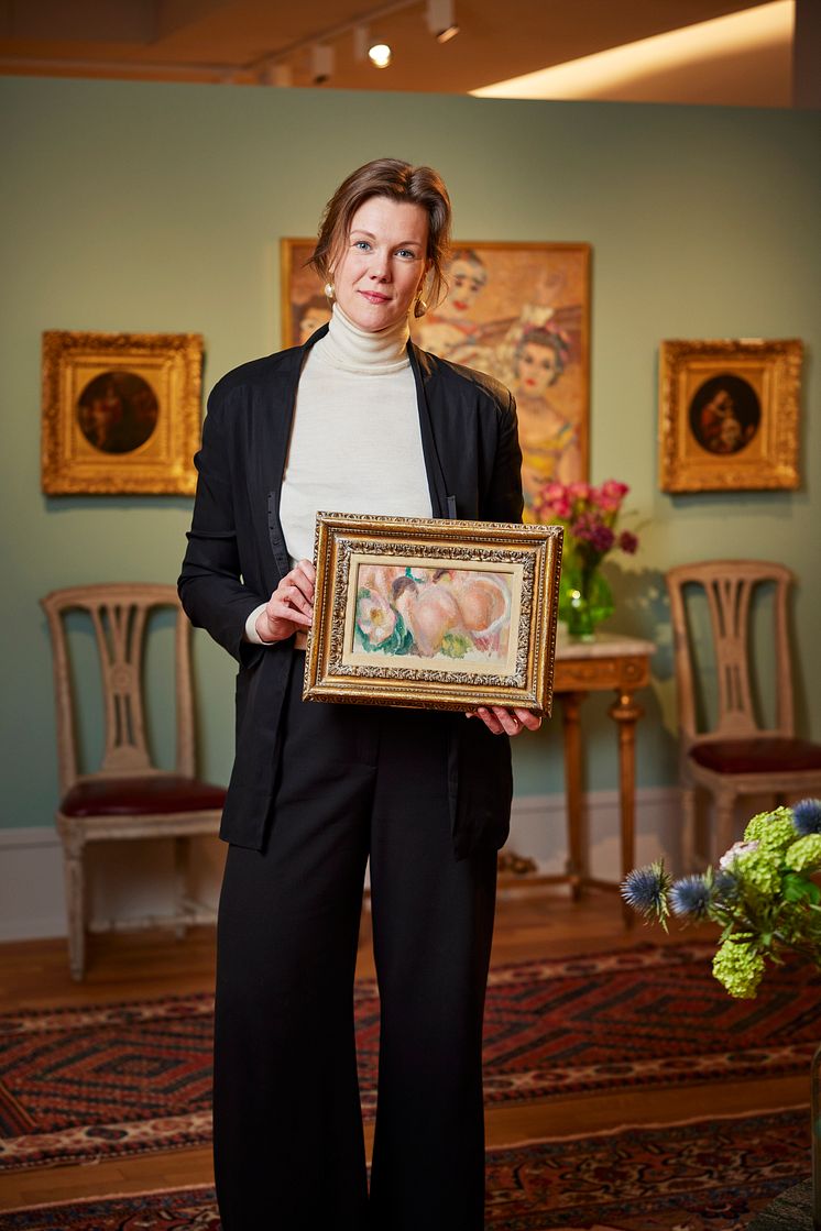 Cecilia Berggren med "Étude de nus"