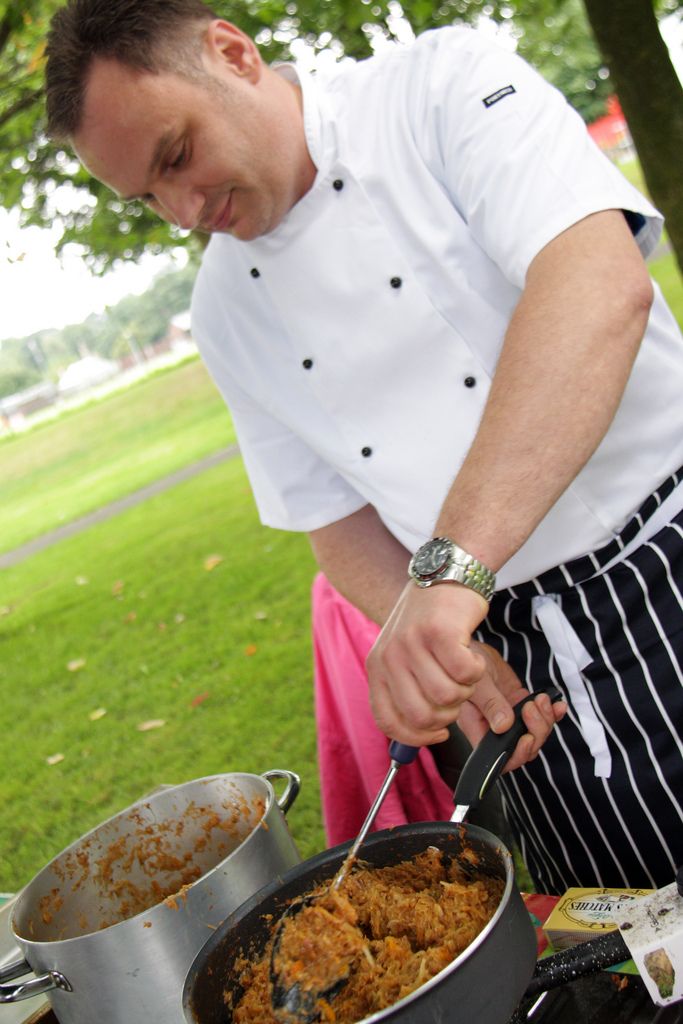 Chef at Party in the Park 2011