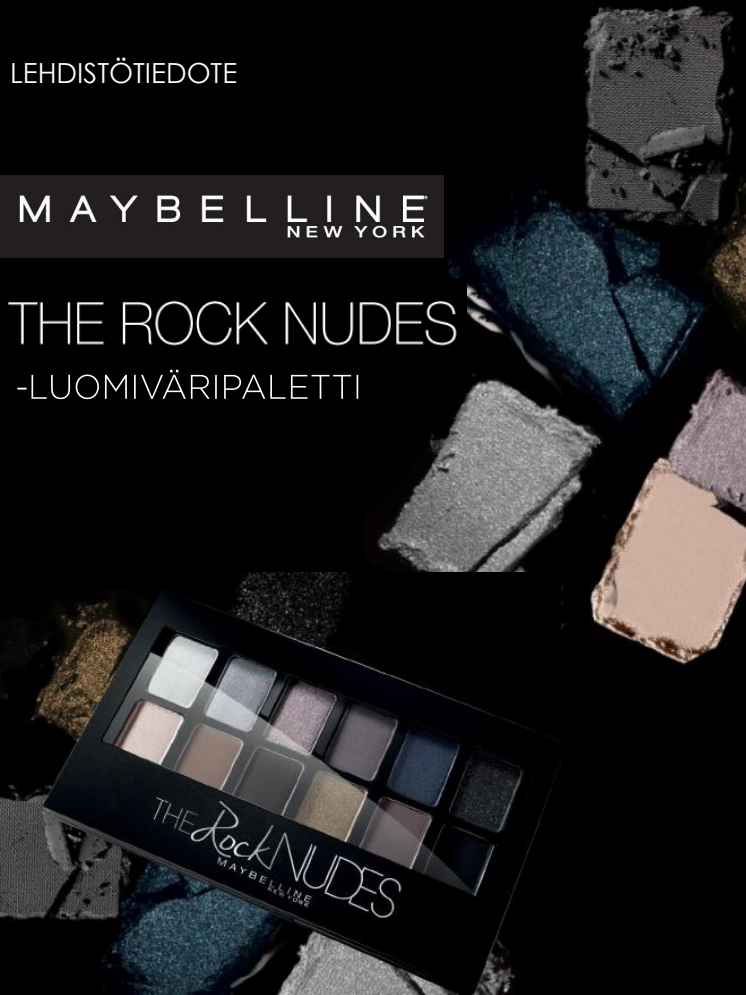 Maybelline The Rock Nudes -luomiväripaletti