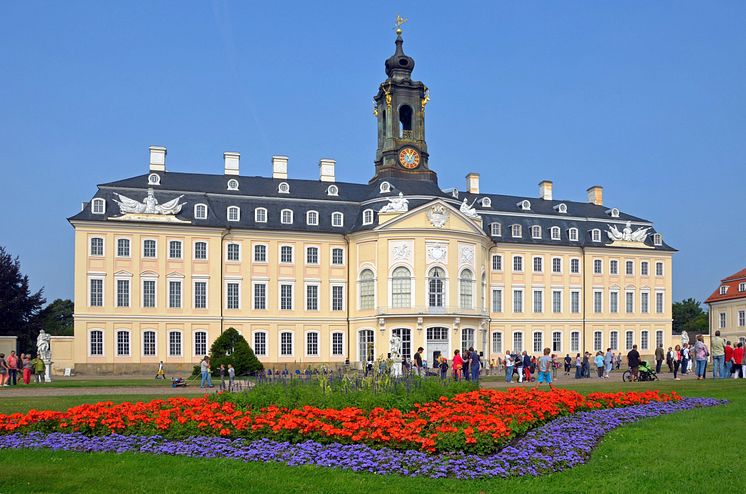 Das Schloss Hubertusburg in Wermsdorf lädt zu einem Konzert der Sommertöne 2018 ein