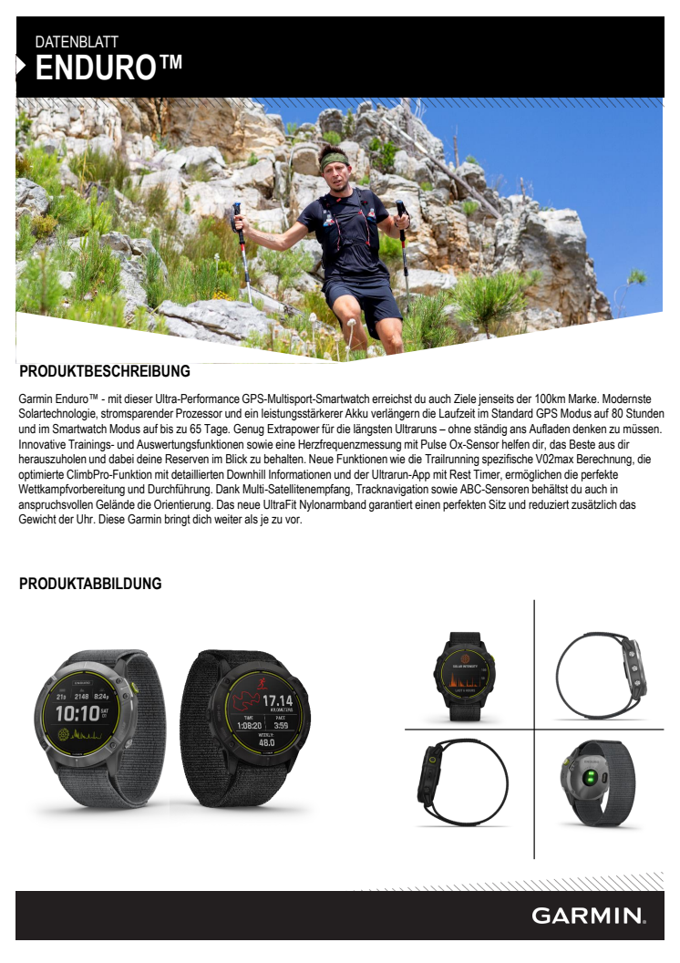 Datenblatt Garmin Enduro