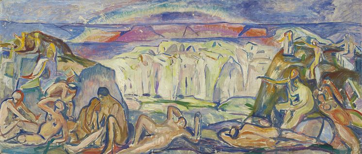Edvard Munch: Freden og regnbuen / Peace and the Rainbow (1918–1919)