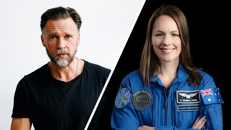 16:9 Christopher Wagelin och Katherine Bennell-Pegg tilldelas utmärkelsen Årets alumn vid Luleå tekniska universitet.