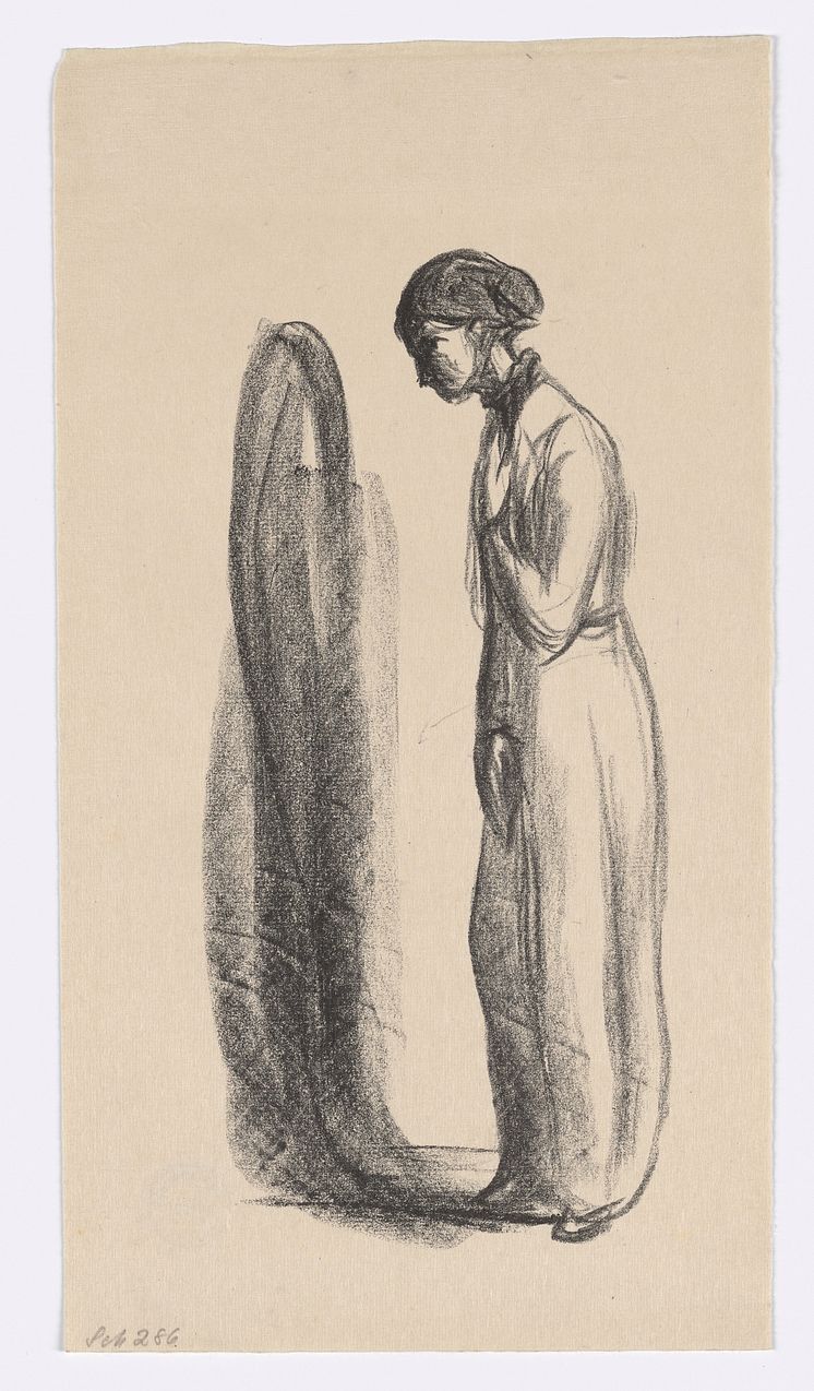 Edvard Munch: Den Sinnsyke / The Insane (1908-1909)