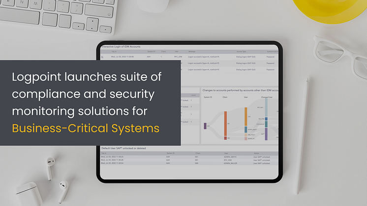 Logpoint launches suite of compliance and security monitoring solutions for Business-Critical Systems 