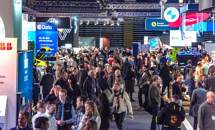 Publikrekord på eCarExpo Stockholms branschdag 2023