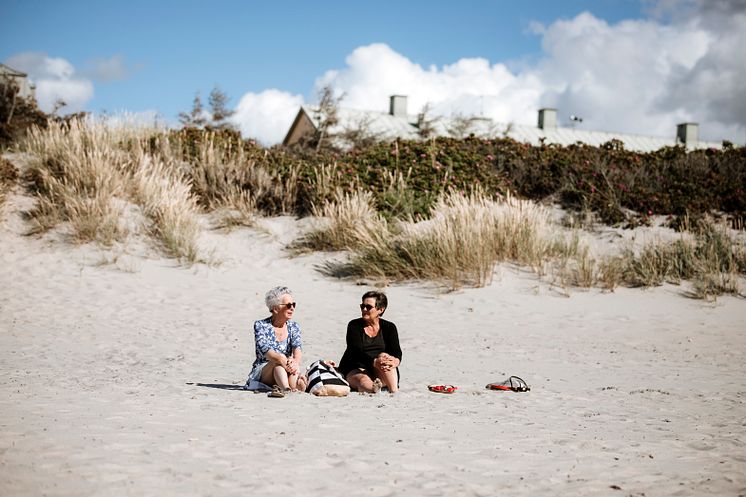 Njut av sensommaren på Hallands stränder. Foto Alexander Hall