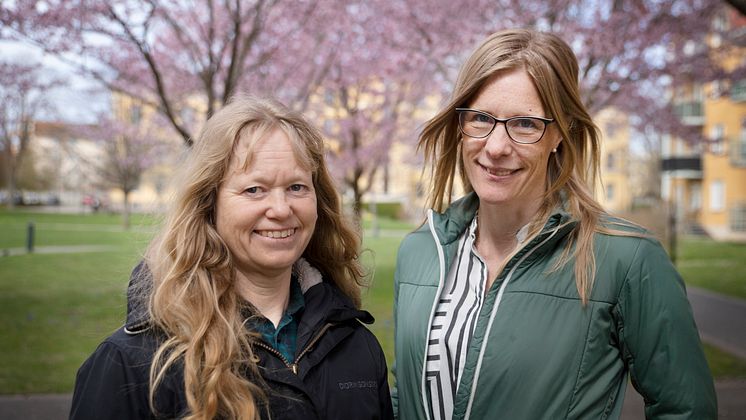 Annie Jonsson & Sofia Berg har arbetat med indikatorn för biologisk mångfald
