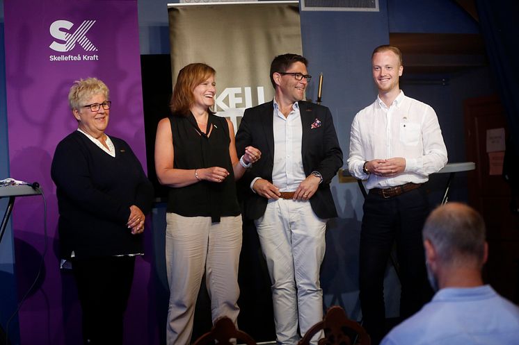 Presskonferens i Almedalen om Northvolts etablering.