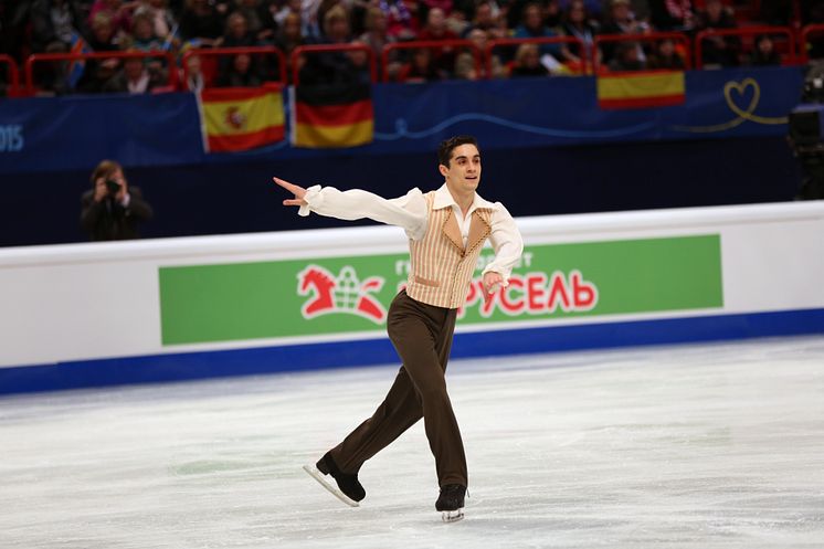 EM 2015 - Javier Fernandez (ESP) - Guldmedaljör Herrar