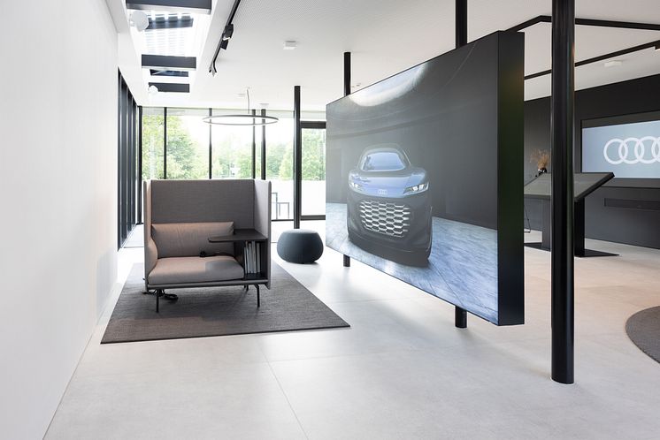 Audi charging hub i Nürnberg - lounge