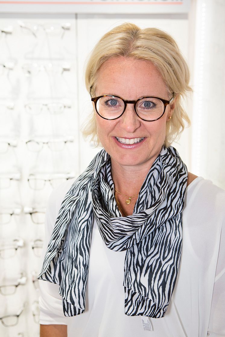 Lottie Funck Ekelund, marknadsdirektör Synoptik