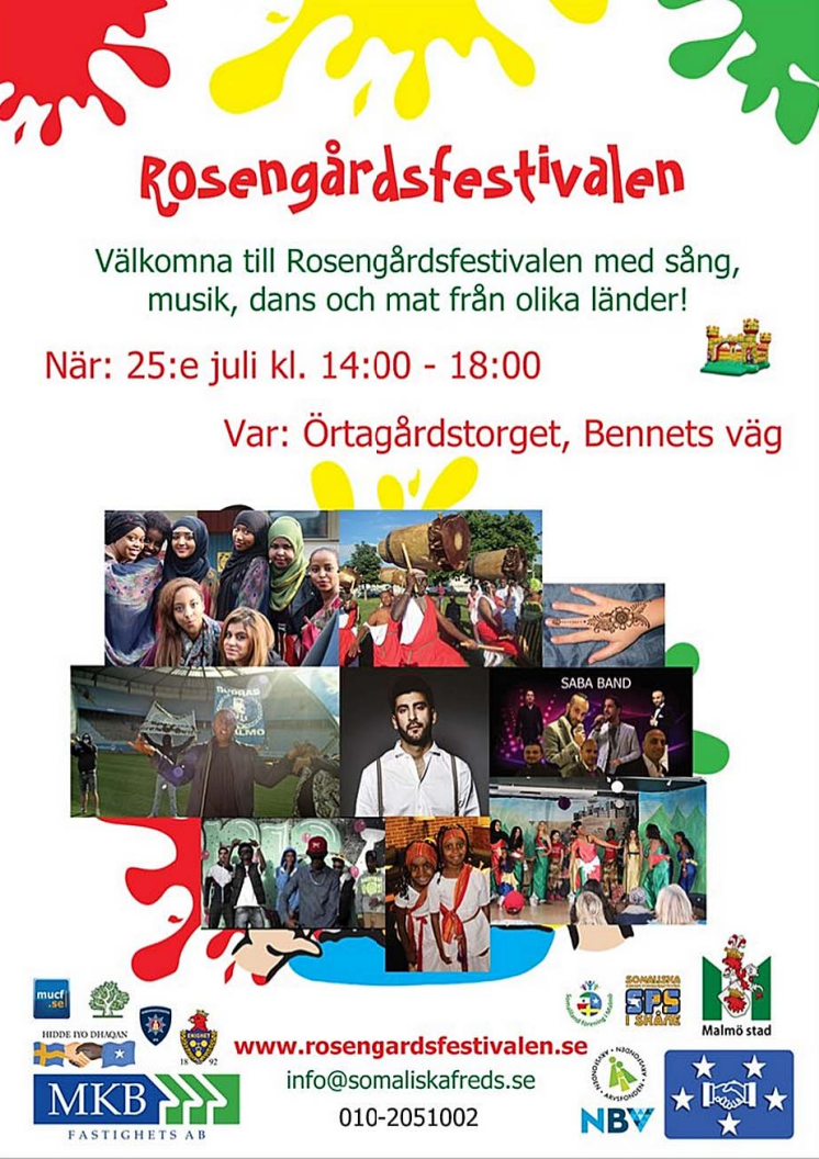 Rosengårdsfestival, affisch