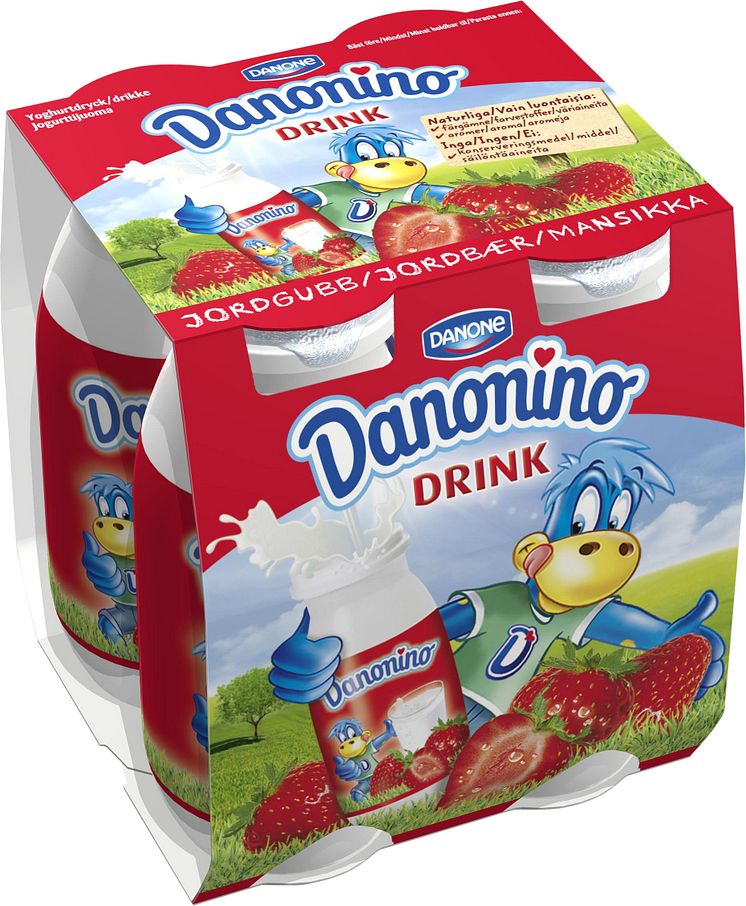 Danonino Drickyoghurt Jordgubb