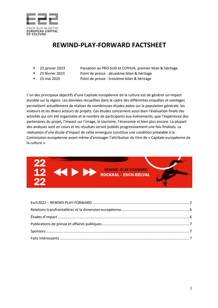 Factsheet Esch2022