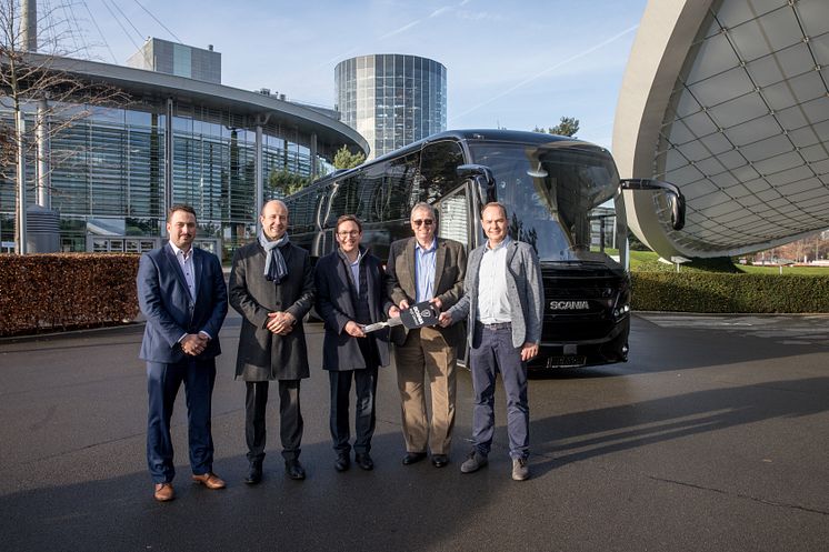 Scania Interlink HD 12,40 m an Reisebusunternehmen Bonovo VIP