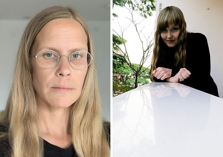 Från vänster: Christin Wahlström Eriksson och Berglind Jóna Hlynsdóttir