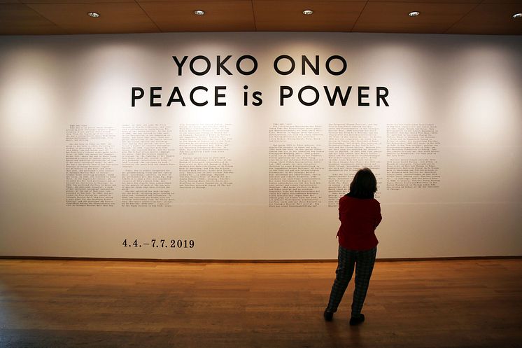 Yoko Ono. PEACE is POWER - Blick in die Ausstellung