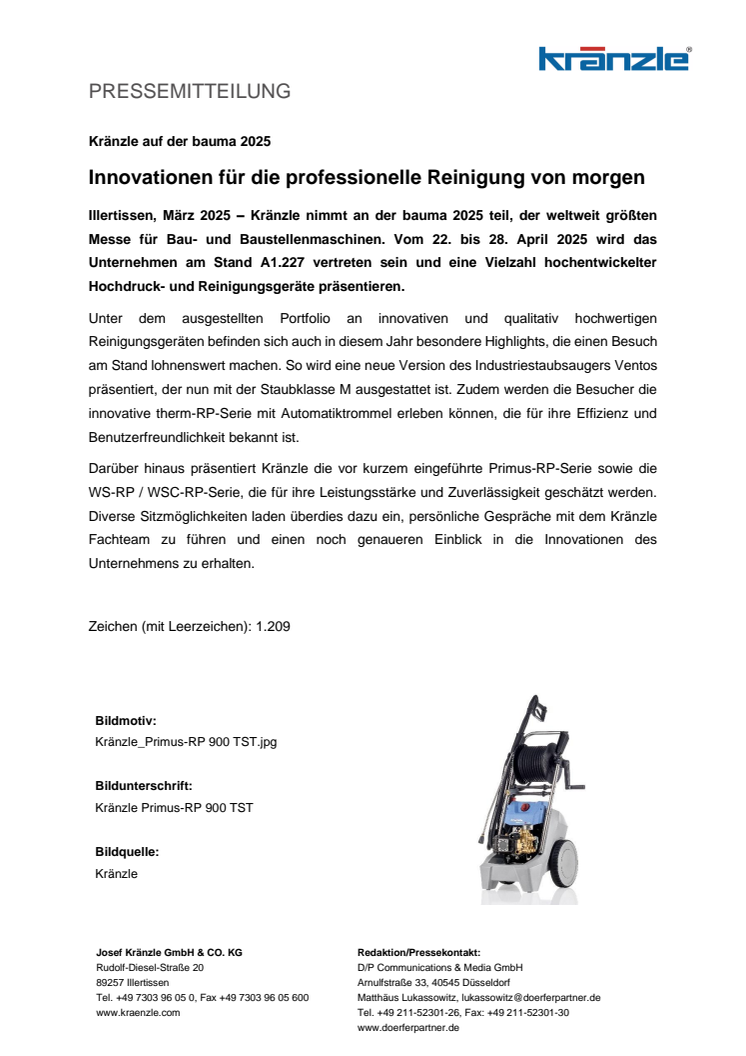 Kränzle_bauma 2025.pdf