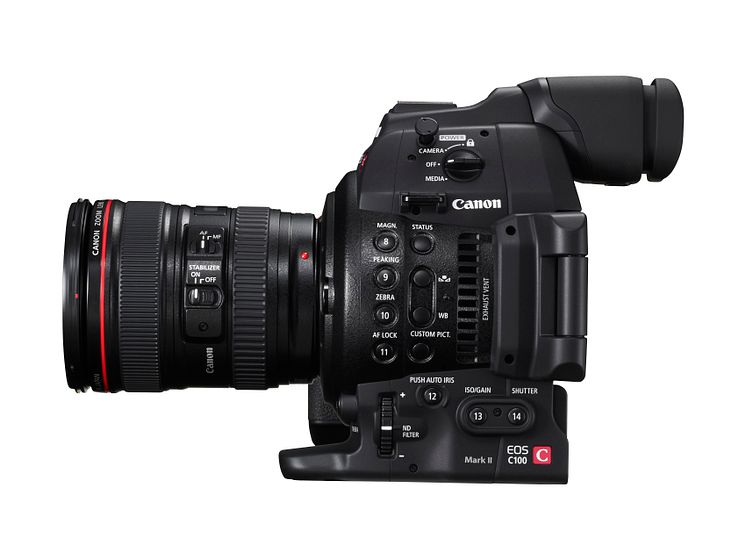 Canon EOS C100 Mark II sida