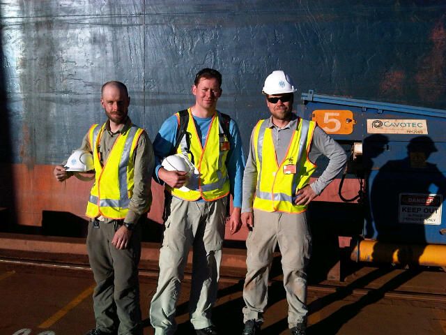 Open delighted to support the Cavotec engineering group's film project - here's the team in Western Australia.