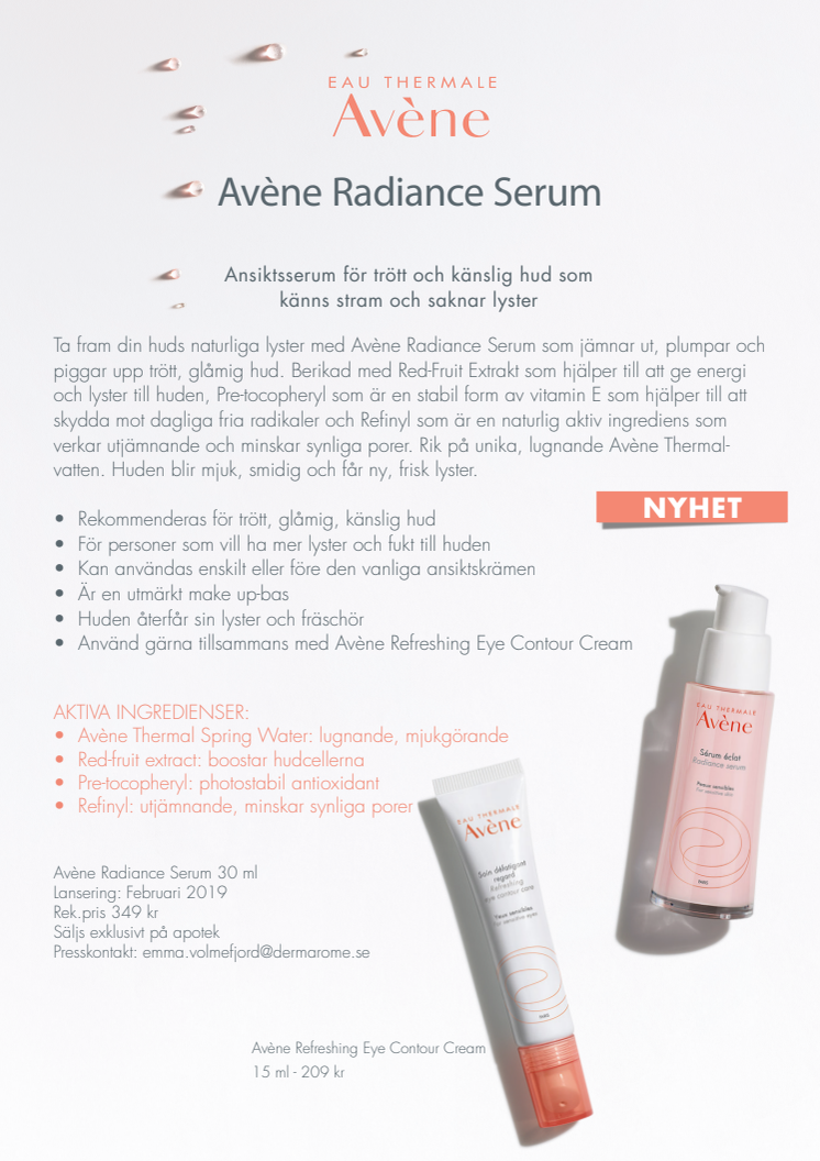 Avène Radiance Serum