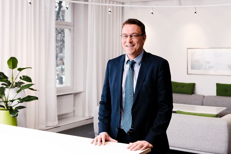 Fredrik Ahlström, ansvarig för cash management på Praktikertjänst.