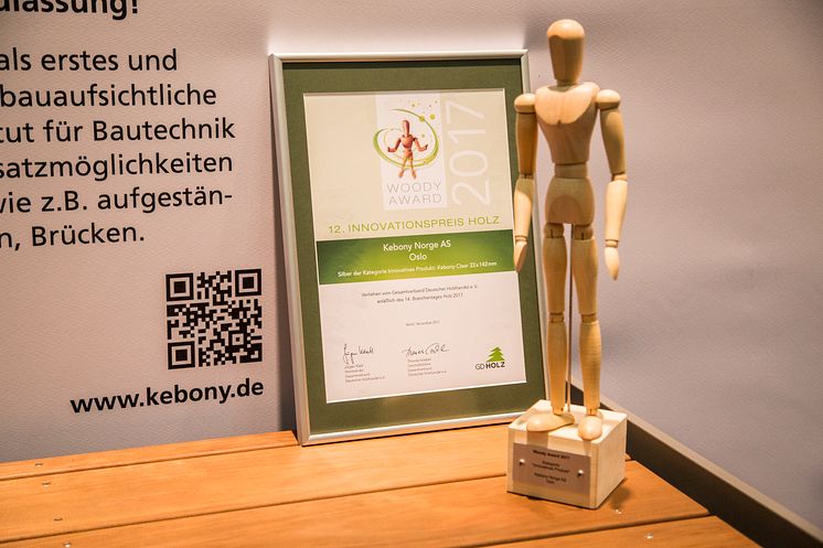 Innovatives Produkt: Woody Award für Kebony 