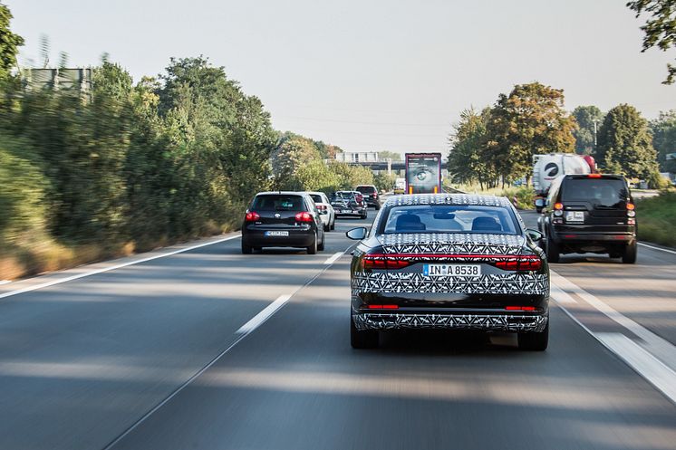 Audi AI køpilot i den nye Audi A8