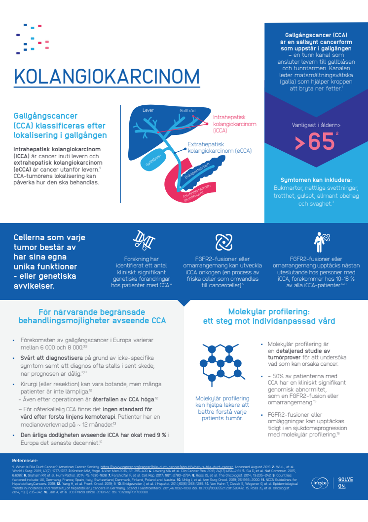 Infografik Kolangiocacinom