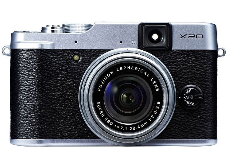 FUJIFILM X20 silver front