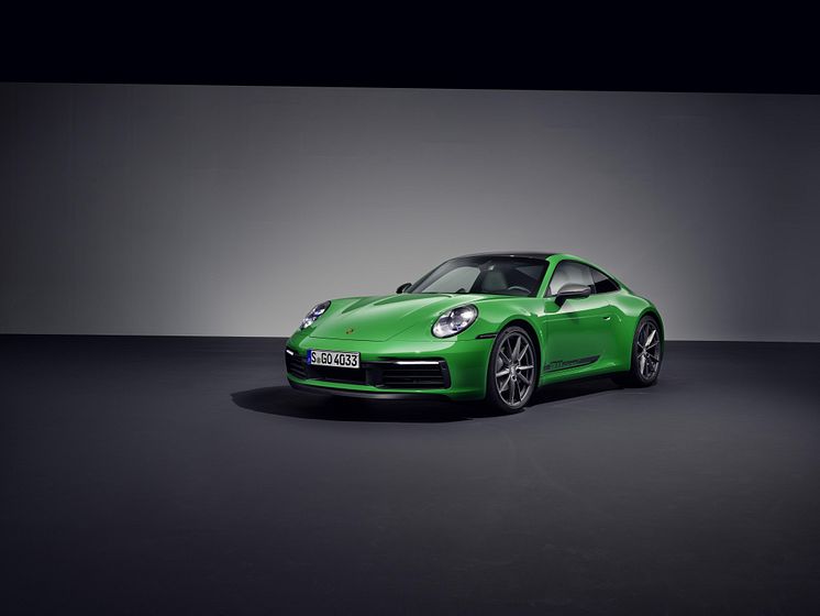 Porsche 911 Carrera T i specialfärgen Python Green