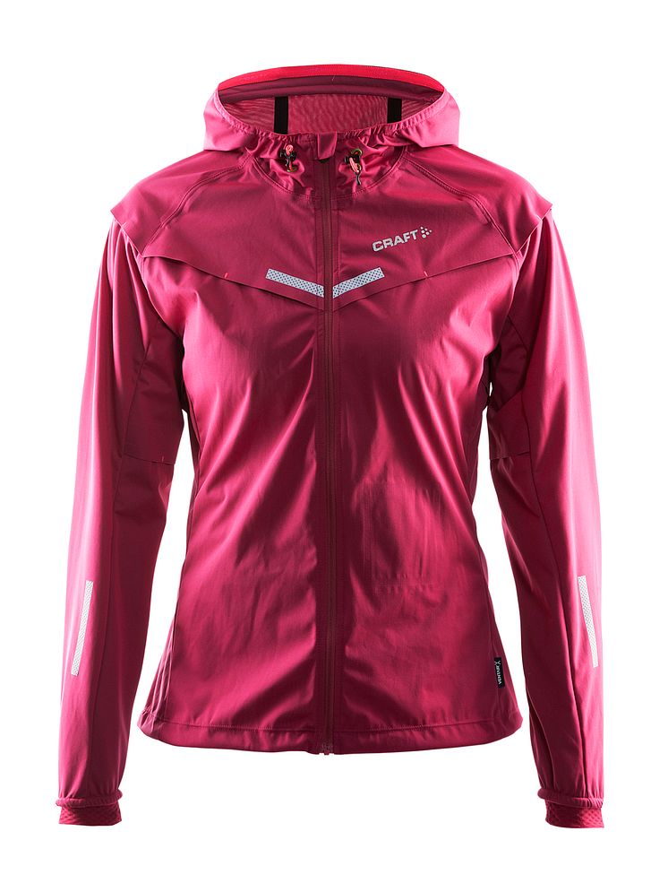 Weather jacket (women) i färgen ruby/crush/pine