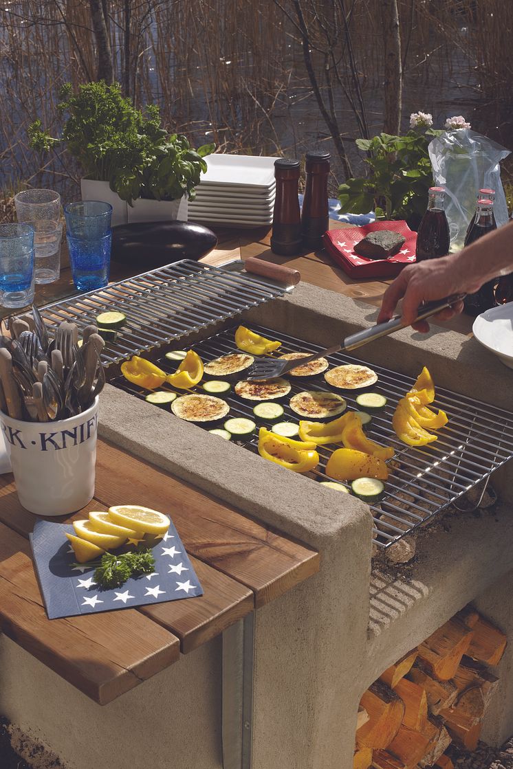 Ernst Kirchsteigers Gårdsgrill av Leca® Murblock 1