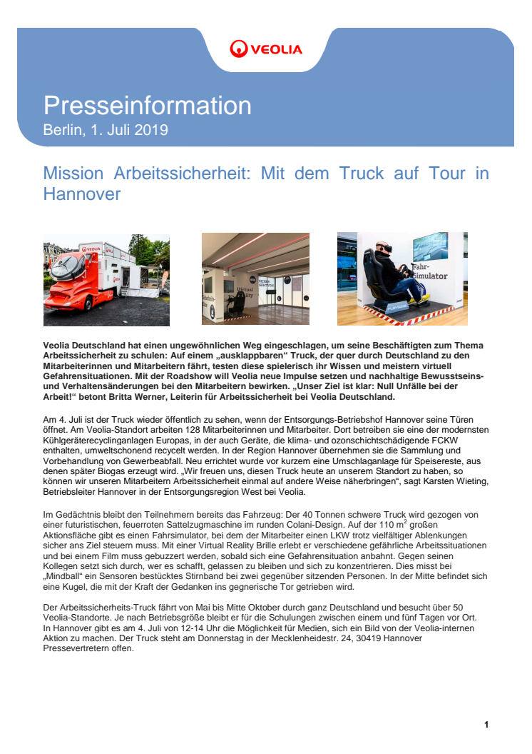 Arbeitssicherheit in Hannover