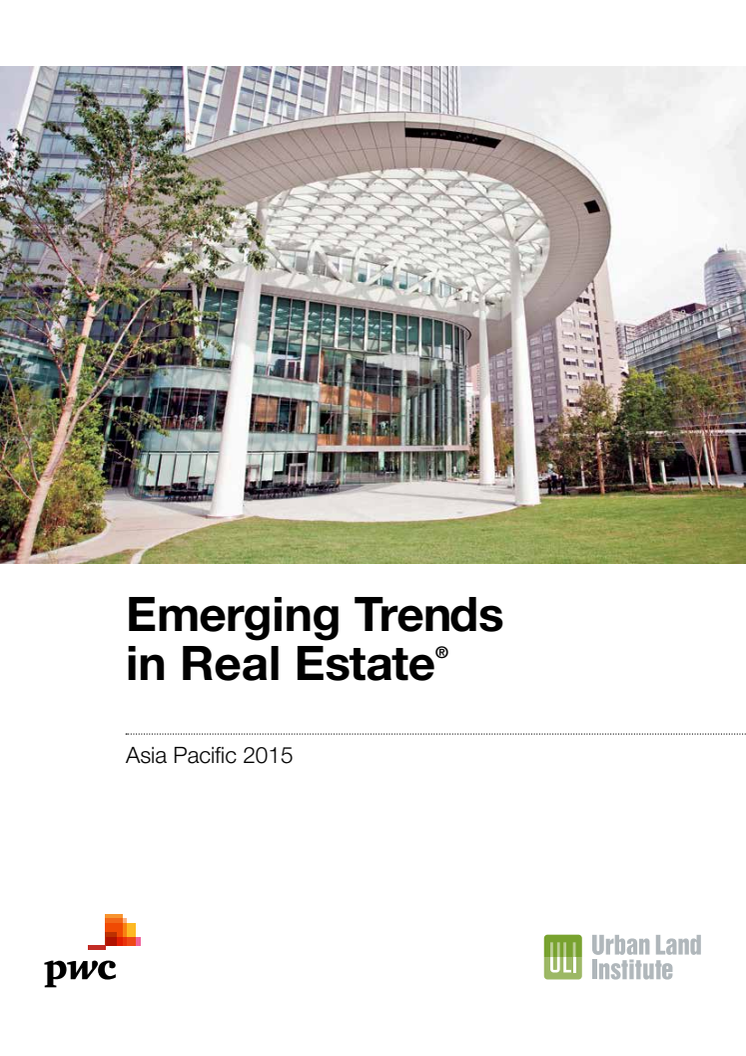 EMERGING TRENDS IN REAL ESTATE® ASIA PACIFIC 2015