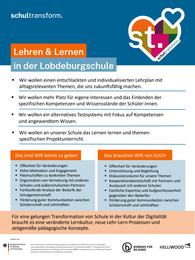 Postionspapier Schultransform Lobdeeburgschule