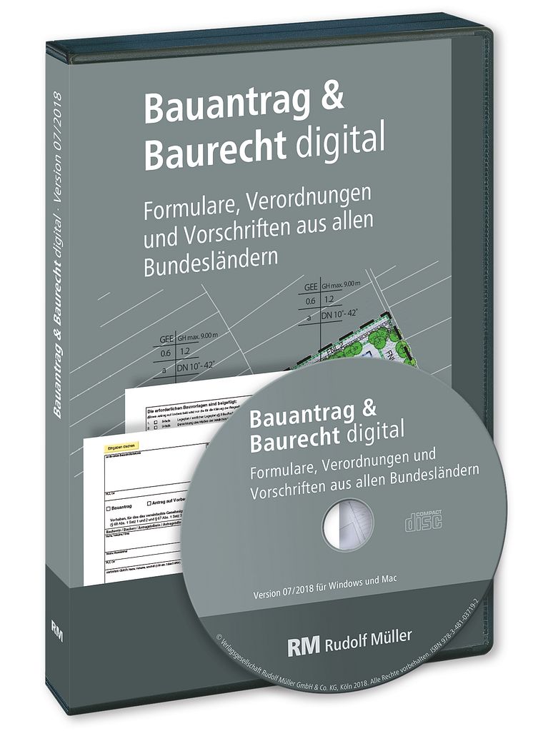 Bauantrag & Baurecht digital (3D/tif)