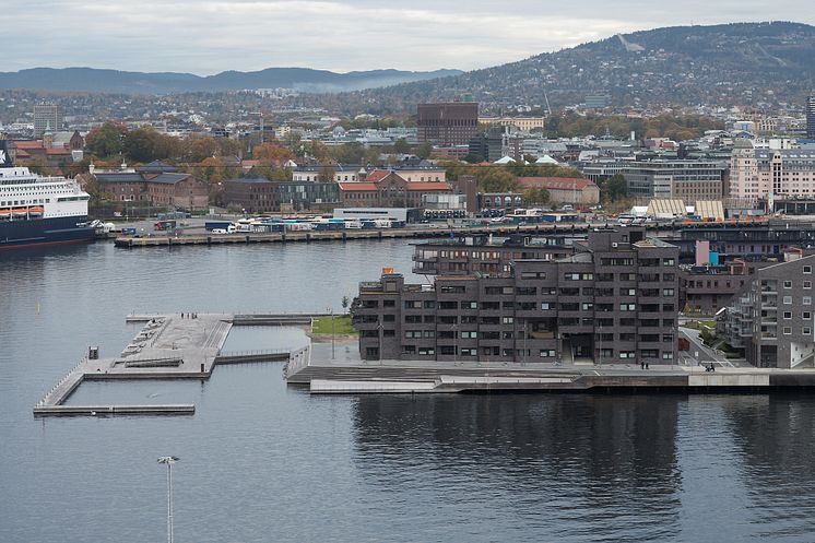 Sørenga området,  Oslo, LPO, Jarmund/Vigsnæs, MAD,Kari Nissen Brodtkorb, 2009- 2017.