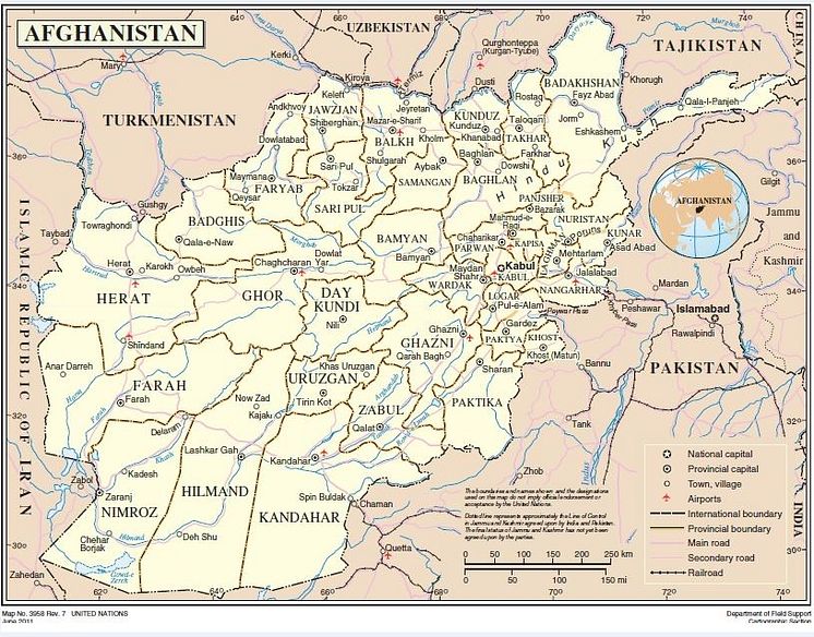 Afghanistan karta MigV